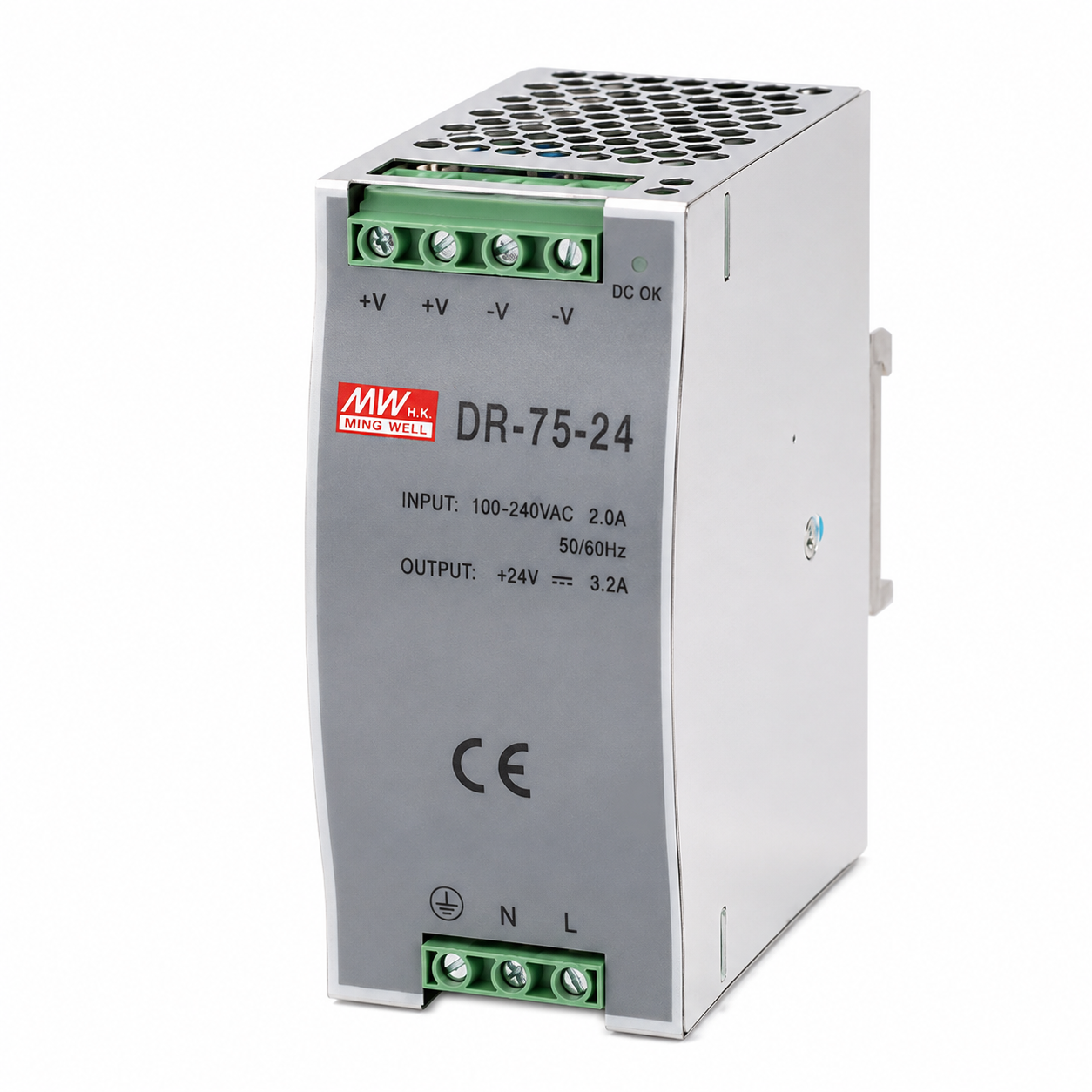 DR-75 DIN rail switching power supply