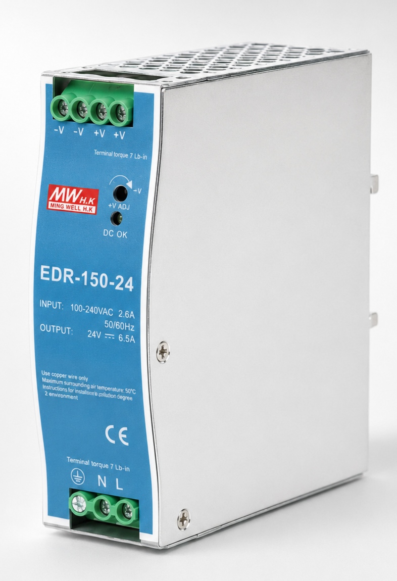 EDR-150 DIN rail switching power supply