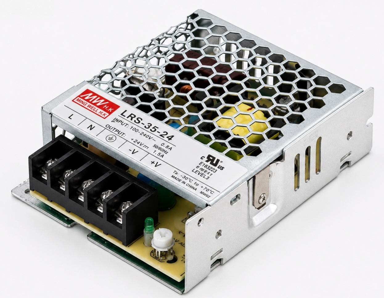 Hong Kong MING WELL LRS-35 enclosed switching power supply