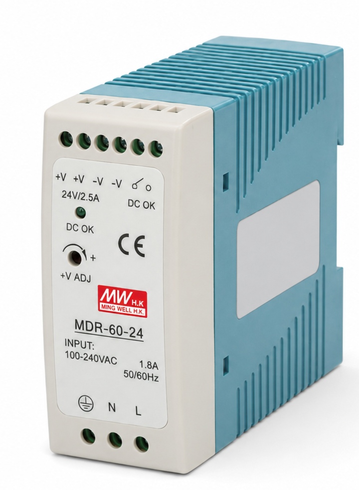 MDR-60 DIN rail switching power supply
